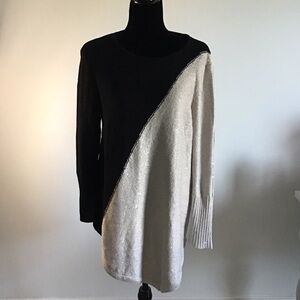 Softsurroundings Asymmetrical Sparkle Sweater